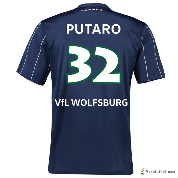 Camiseta VfL Wolfsburgo Replica Tercera Ropa Putaro 2016/17 Azul